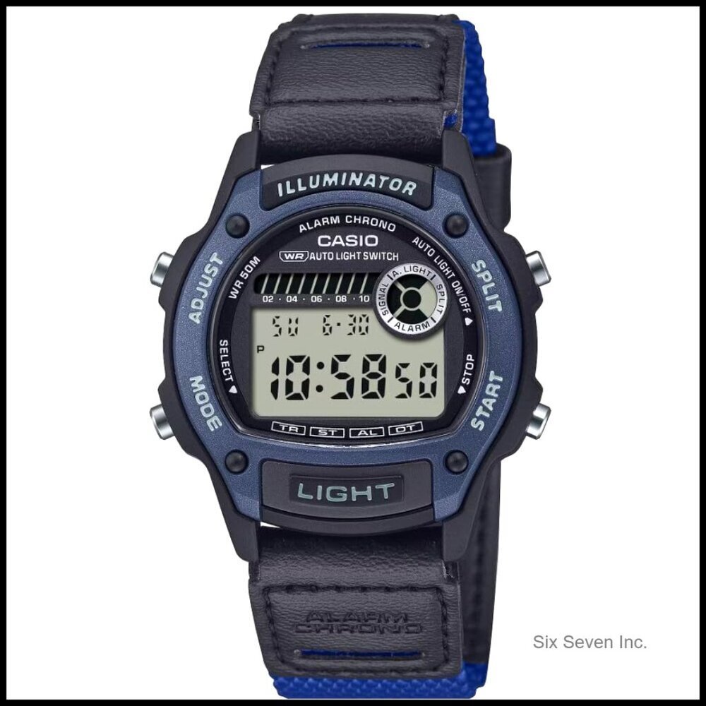 Digital Chronograph Watch Retro LED Illuminator Sport Utility Classic